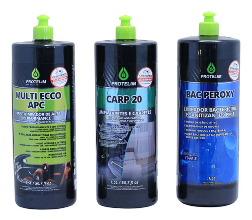 Limpeza Profunda Multi Apc Ecco + Bacperoxy + Carp 20 1,5l