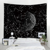Tapiz Constelación Astros Lunares Decoración 60x60