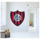 Vinilo Pared Puerta Logo San Lorenzo De Almagro 50x60