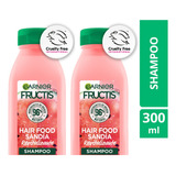 Garnier Fructis Hair Food Sandia Shampoo Kit X 2 Revitaliza