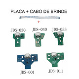 Placa Usb Controle Ps4/pro Jds + Cabo Flat (brinde)