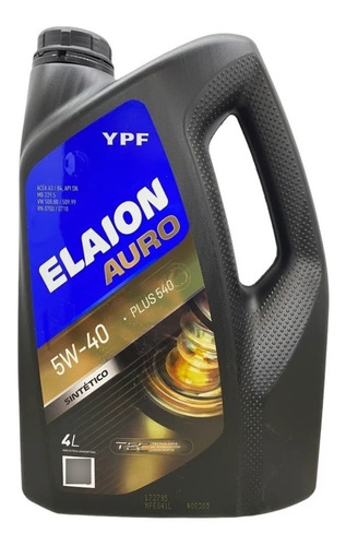 Ypf Elaion Auro Plus 540 X4lts 5w-40