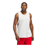 Tank adidas Basquetbol Legends Hombre Blanco