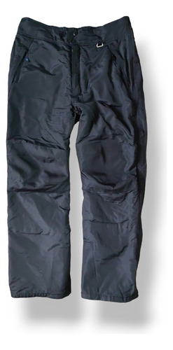 19a-pantalón Negro De Nieve Ski Talla L Hombre.