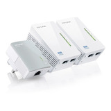 Extensor Wireless Powerline Tp-link Tl-wpa4220t Kit 3 Pack