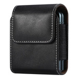 Capa Capinha Couro Para Galaxy Z Flip 4 5g Fecho Magnetico