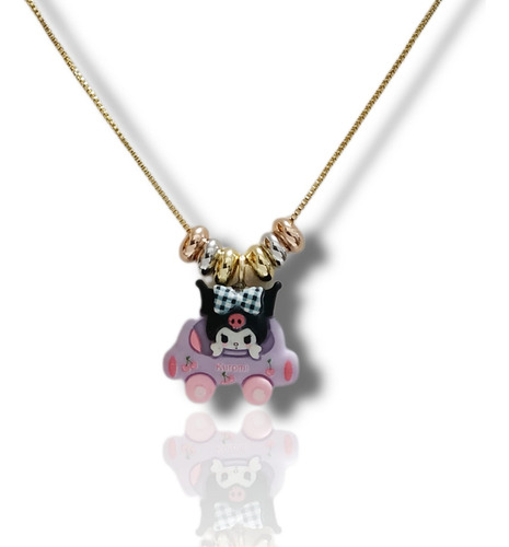 Hermoso Collar Hello Kitty Friends Kuromi Bisutería Kawaii