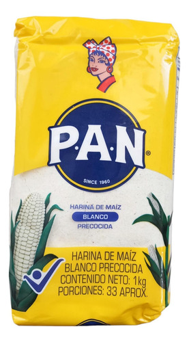 Harina (pan) De Maiz Blancox1kg