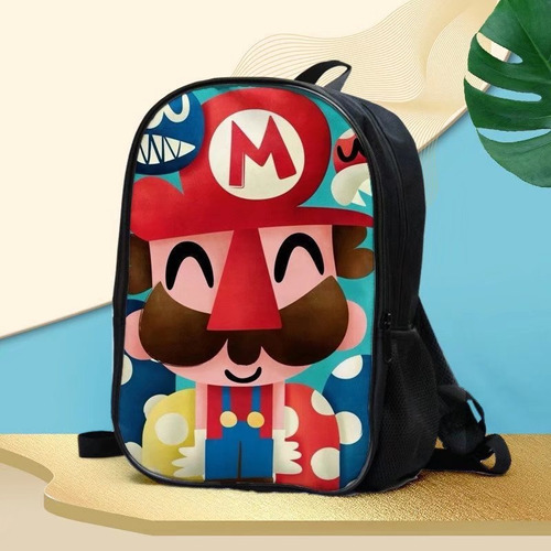 Mochila De Anime Super Mario Bros Mochilas Escolares De Moda