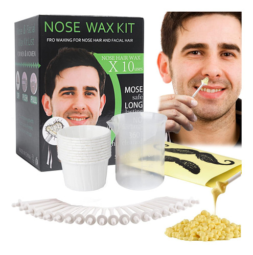 Kit De Cera De Nariz Para Hombres Y Mujeres, Kit De Depilac.