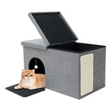 Caja De Arena Para Gatos, Caja De Arena Oculta Para Gatos, C