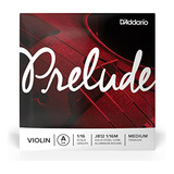 Cuerda De Violín D'addario Prelude E, 4/4, Tensión Fuerte