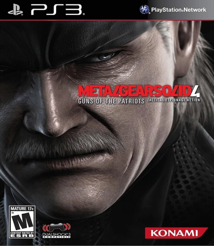 Metal Gear Solid 4! Original! Fisico! Para Playstation 3!