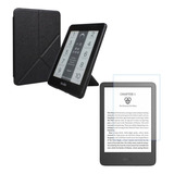 Case Dobrável Apoio Origami Para Kindle 11th 2022 + Película