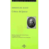 Crítica Del Juicio, De Kant, Immanuel. Editorial Tecnos, Tapa Blanda En Español, 2008