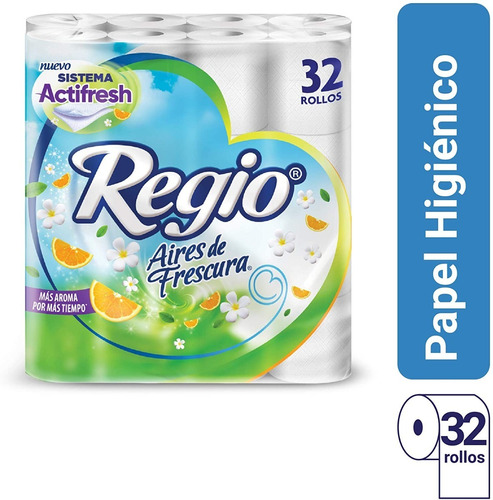 Papel Higienico Regio, 32 Rollos.