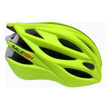 Casco Mountain Bike Raleigh 29 Ventilaciones Bicicleta Color Amarillo Talle M