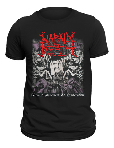 Playera, Napalm Death, Rock Metal L2