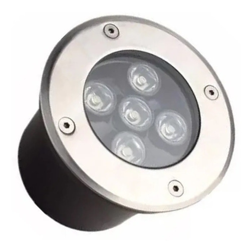 Spot Led Balizador Chão Piso 5w Embutir Branco Quente 3000k