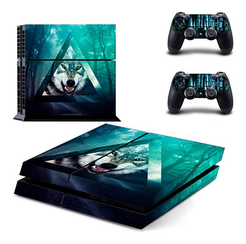 Skin Personalizado Para Ps4 Fat Lobo (0362)