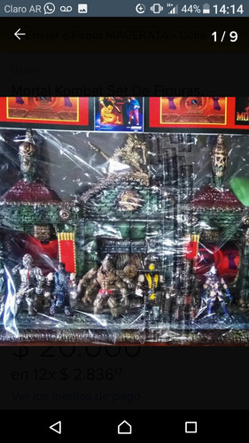 Mortal Kombat Set X 6 Figuras Mexico #1 No Envio. 