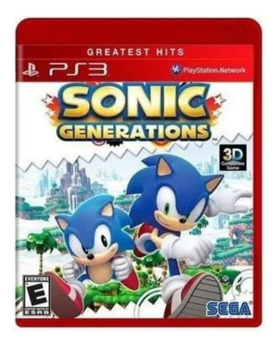 Jogo Sonic Generations Ps3 Novo Original Pronta Entrega