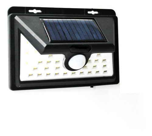Aplique Reflector Solar 32 Led Recargable Exterior Potente