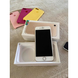 iPhone 7 + Tres Carcasas Colores Amarillo, Rosado Y Fucsia