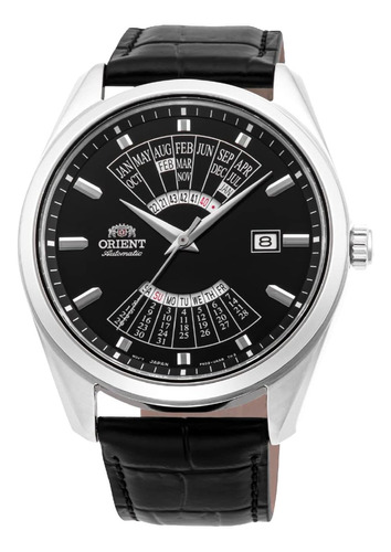 Reloj Orient Ra-ba0006b10b Calendario De Múltiples Años D Color De La Correa Negro Color Del Bisel Acero Inoxidable Color Del Fondo Negro