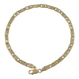 Pulseira Piastrine 3,8mm 18 Cm Legítimo Ouro 18k