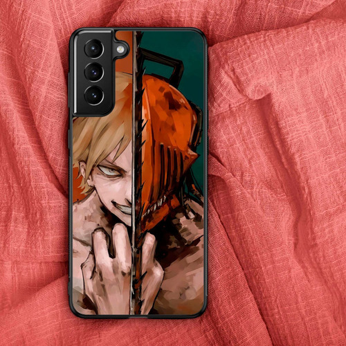 Funda Galaxy Tpu Denji Chainsaw Man Art Makima Pochita Anime