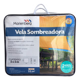 Vela Sombreadora Cuadrada De 5 X 5 Beige