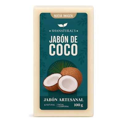 Jabón Artesanal De Coco Natural Vegano 100gr | Meses sin interés