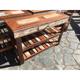 Arrime Madera Reciclada 1.20x0.40 Vintage Decape Rustica