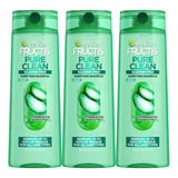 Garnier Fructis Pure Clean Champú Purificador, Sin Silicon.