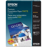 Papel Fotografico Epson Premium Matte 8.5x11 In (50 U)