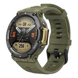 Smartwatch Reloj Inteligente Amazfit T-rex 2 Gps Oxímetro, Pantalla Tactil 1,39  Amoled, Resolución 454 X 454, Autonomía 24 Dias, 158+ Modos De Entrenamiento, Resistencia Al Agua 100 Metros