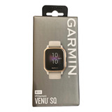 Reloj Garmin Venu Sq Musica Smartwatch Color Arena Y Dorado