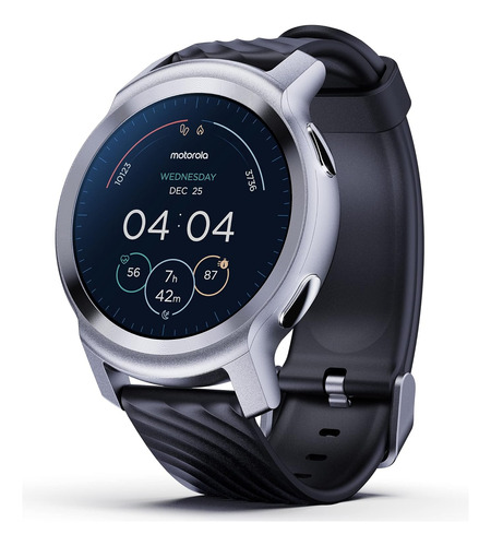 Reloj Inteligente Motorola , 42mm, Gps, Waterproof, Plateado