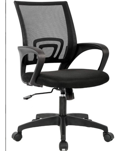 Silla Escritorio Gerencia Cromada Espalda Media Ergonómica