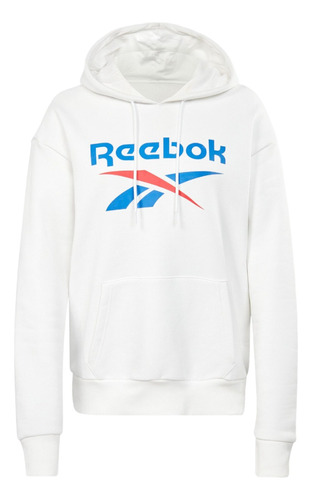 Sudadera Hoodie Mujer Dama Reebok Entrenamiento Big Logo