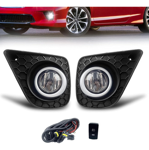 Faros Antiniebla Para 2013 2014 2015 Honda Accord Coupe 2dr 