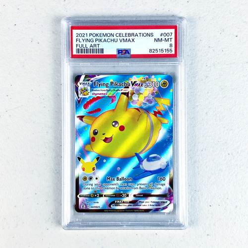 Psa 8 Flying Pikachu Vmax Celebrations Cartas Pokemon Tcg