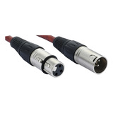 Cable Xlr Balanceado Profesional Macho-hembra 1 Mt.