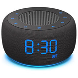 Buffbee Reloj Despertador Con Altavoz Bluetooth Con Radio Fm