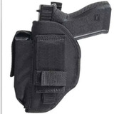 Funda Externa Pistola Universal C/portacargador - Pistolera