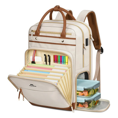 Mochila Para Laptop De 15.6 Pulgadas, Mochila Impermeable para Mujer, Mochila De Viaje, Con USB, Elegante y Cómoda, Gran Capacidad, Para Computadora y Trabajo | Envío gratis