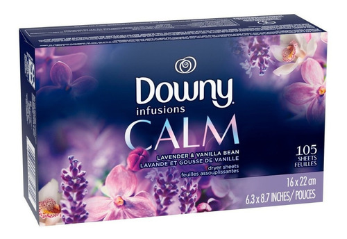 Downy Toallitas Calm Hojas Secadora Frescas 105pzas