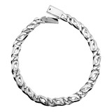 Pulsera Plata .925 Hombre Diseño Clip