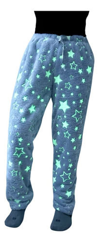 Pantalon Pijama Soft Polar Simil Peluche  Luminoso